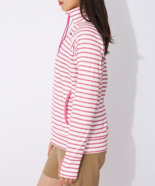 OP／FILA 【FILA】ボーダーUVウェア付水着４点 ピンク