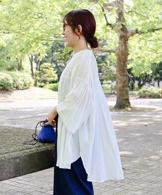 CRAFT STANDARD BOUTIQUE ヴィンテージボイルシャーリングチュニック White