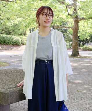 CRAFT STANDARD BOUTIQUE ヴィンテージボイルシャーリングチュニック White