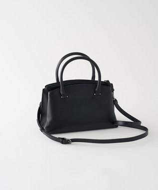 MIYABIYA 本革 牛革 ソフトレザー2WAYフォーマルバッグ ブラック