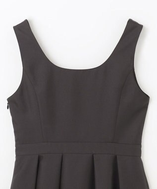 GRACE CONTINENTAL ツイルタックワンピース ブラック