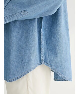 Green Parks ライトオンスデニムＢｉｇシャツ Light Indigo