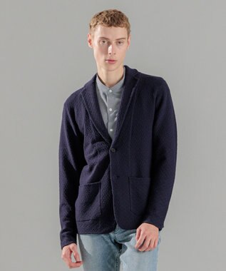 新型【洗える】ヴィスコースリンクス 　ニットジャケット