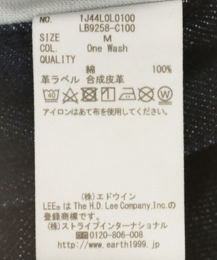 earth music&ecology Ｌｅｅ×ｅ．ｍ．ａ．ｅデニムミニスカート One Wash