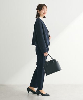 Green Parks ef-de タックテーパードパンツ Dark Navy