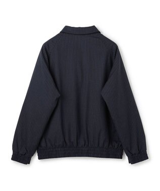 UNFILO MENS FLANNEL TOUCH 中綿ブルゾン [EC限定]ネイビーストライプ