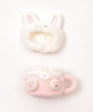 WEGO 【痛バ＆推し活グッズ】ぬいアニマルマグカップ10cm ライトピンク