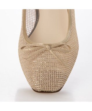 Riz raffinee <Riz raffinee>メッシュバレエシューズ ゴールド