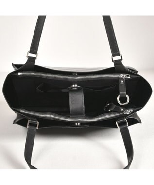 LA BAGAGERIE 【ドラマ衣装提供商品】シンプルA4トートバッグ ブラック