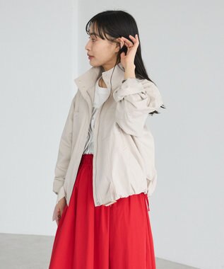 CRAFT STANDARD BOUTIQUE ジップアップミリタリージャケット Ecru