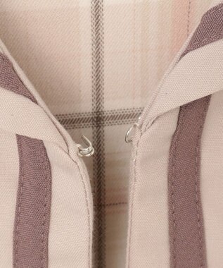 ANY KIDS ジャケット付き チェック ワンピース ピンクベージュ