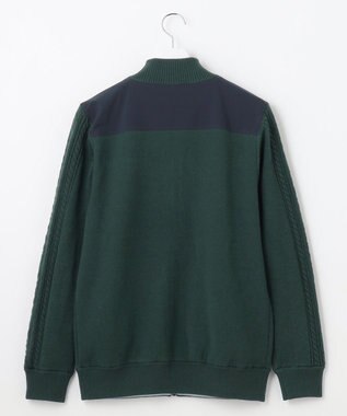 MEN】リバーシブル ニットブルゾン 1着で2つコーデが楽しめる 柔らかい