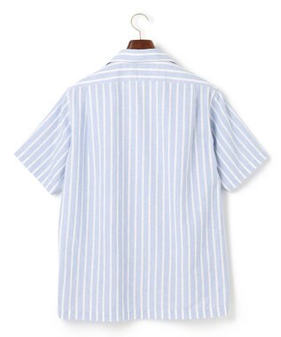 J.PRESS MEN 【HYBRID LINEN】オープンカラーシャツ サックスブルー系1