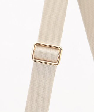 LA BAGAGERIE ポリエステルキャンバス　2WAYミニトート アイボリー