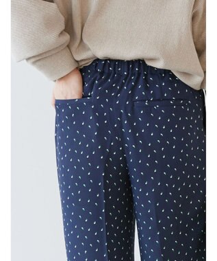AMERICAN HOLIC 美・美・美アソートプリントストレートパンツ Navy
