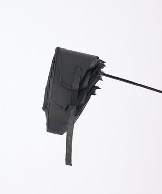 MOONBAT 【3秒でたためる傘/コンパクト】urawaza 小町(ウラワザ コマチ)  折りたたみ傘 無地 50cm ブラック