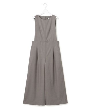  【WOMEN】ポリエステルレーヨンツイル オールインワン