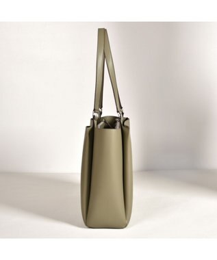 LA BAGAGERIE 【ドラマ衣装提供商品】シンプルA4トートバッグ カーキ