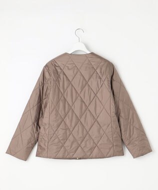 J.PRESS LADIES 【洗える】高密度タフタ キルティング ショート コート ブラウン系