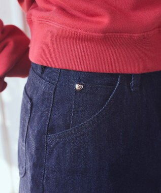 earth music&ecology Ｌｅｅ×ｅ．ｍ．ａ．ｅデニムミニスカート One Wash