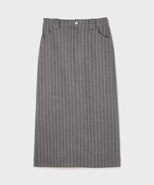 GRACE CONTINENTAL ジャージタイトスカート ストライプ