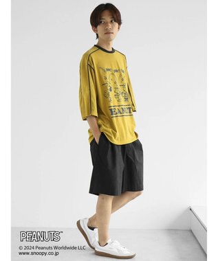 CRAFT STANDARD BOUTIQUE 【ユニセックス】PEANUTS/スヌーピー ゲームシャツTEE Mustard
