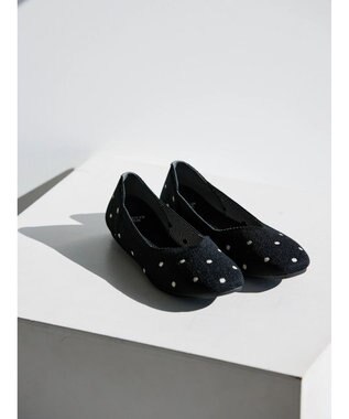AMERICAN HOLIC ニットバレエシューズ Dot
