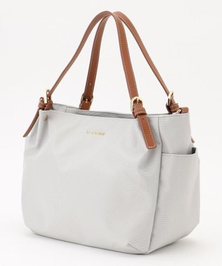 LA BAGAGERIE ポリエステルキャンバス　2WAYミニトート アイボリー