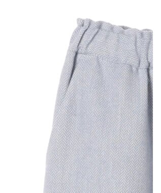 earth music&ecology ヘリンボーンイージーパンツ Light Gray