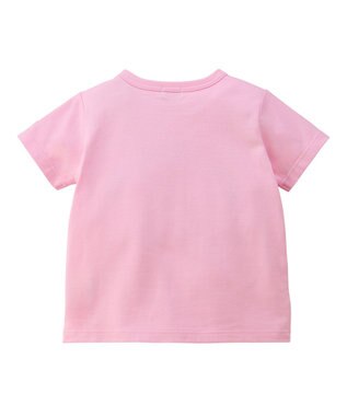 MIKI HOUSE HOT BISCUITS 【70-120cm】ロゴシリーズ 半袖Tシャツ ピンク