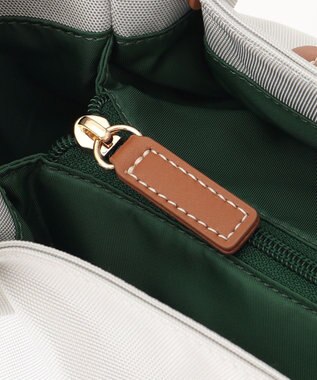 LA BAGAGERIE ポリエステルキャンバス　2WAYミニトート アイボリー