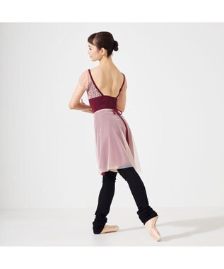 Chacott リブレッグ（ロング） ブラック