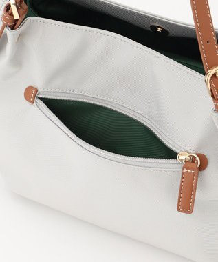 LA BAGAGERIE ポリエステルキャンバス　2WAYミニトート アイボリー