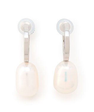 TOCCA DROP PEARL HOOP EARRINGS イヤリング シルバー系