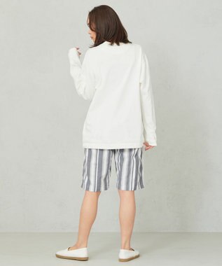 JOSEPH ABBOUD MOUNTAIN 【SPACE／UNISEX】コンパクトコットン裏毛 スウェット ホワイト系