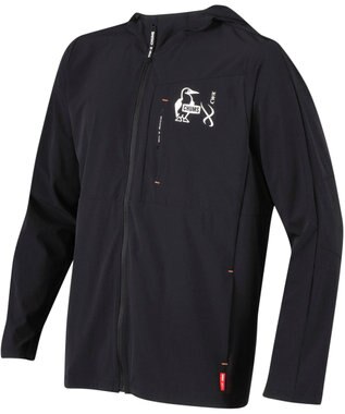 CW-X 【MEN】 CW-X 【CHUMS (チャムス)コラボ】 メンズトップス ジャケット はっ水(本体) フードつき(ドローコードで調整可能) 長袖 UVカット率90％以上（本体） メンズ LNO530 /ワコール ブラック