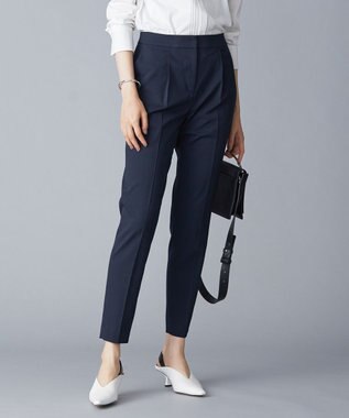  【洗える】37.5TRストレッチ テーパードパンツ