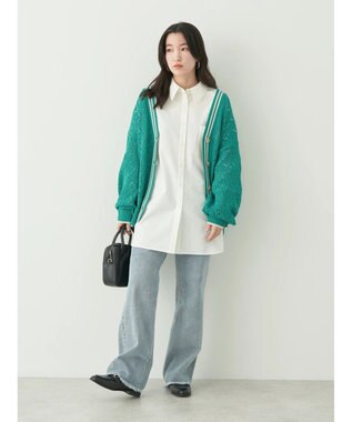 earth music&ecology ボーイズライクシャツ Off White