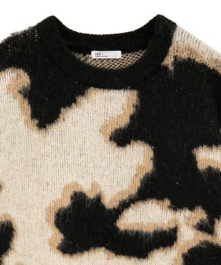 CRAFT STANDARD BOUTIQUE アニマルジャカードニットプルオーバー Light Beige