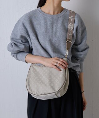 russet アレンジショルダーベルト［Monogram］(CE-1099) Beige（ゴールド金具）