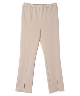 earth music&ecology パールスリットパンツ Light Beige
