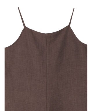 Green Parks 細ひもゆったりサロペット Brown