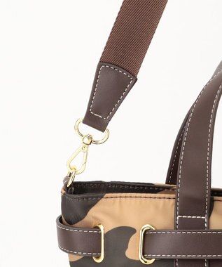 LA BAGAGERIE ベルテッド2WAYミニトート カモフラージュ