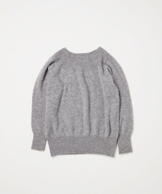 TOQUE 〈大草直子さんアドバイザー〉ベビーアルパカ×ウール縮絨ニットラグランスリーブ グレー