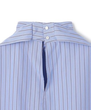 uncrave THOMAS MASON ボウタイブラウス ブルーストライプ