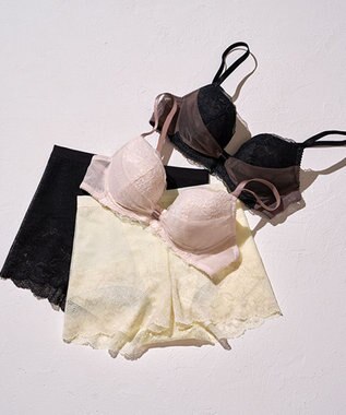 WACOAL 【ファーストリボンブラ】 ブラジャー 【若い世代の体型特徴を考えた設計仕様】 きれいな谷間をメイクしてキープ まるみのあるシルエット レディース BRB409 /ワコール カカオ