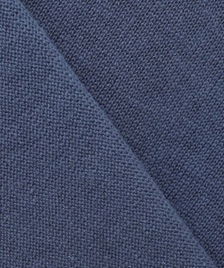 J.PRESS YORK STREET 【UNISEX】ニットポロシャツ ダルブルー系