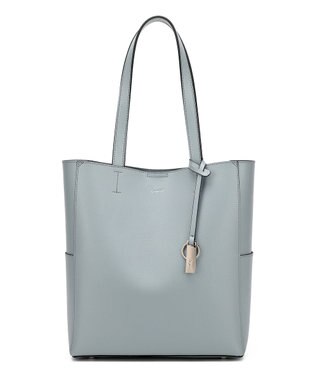 style code 【 A4サイズ収納可能 】【WEB限定商品】キーリングチャーム付き　軽量 ラージトートバッグ ライトブルー