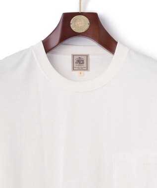 J.PRESS MEN Reyn spooner×J.PRESS リバースプリント ポケットTシャツ ホワイト系
