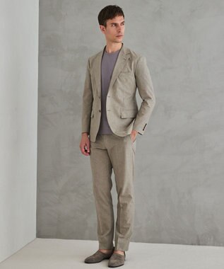 GOTAIRIKU 圧倒的清涼感【夏に必要なカイテキ7機能】クールドッツ セットアップジャケット_クラシックプリント(26年モデル) ベージュ_クラシックプリント